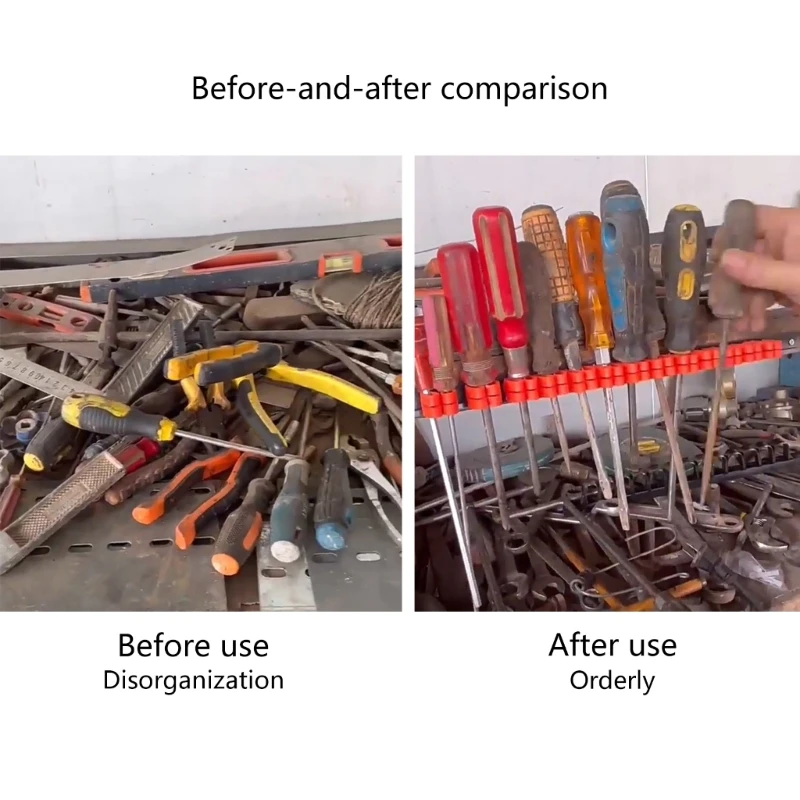 5 шт., органайзер для отверток, пластиковая вешалка для гаечных ключей, держатель ручного инструмента