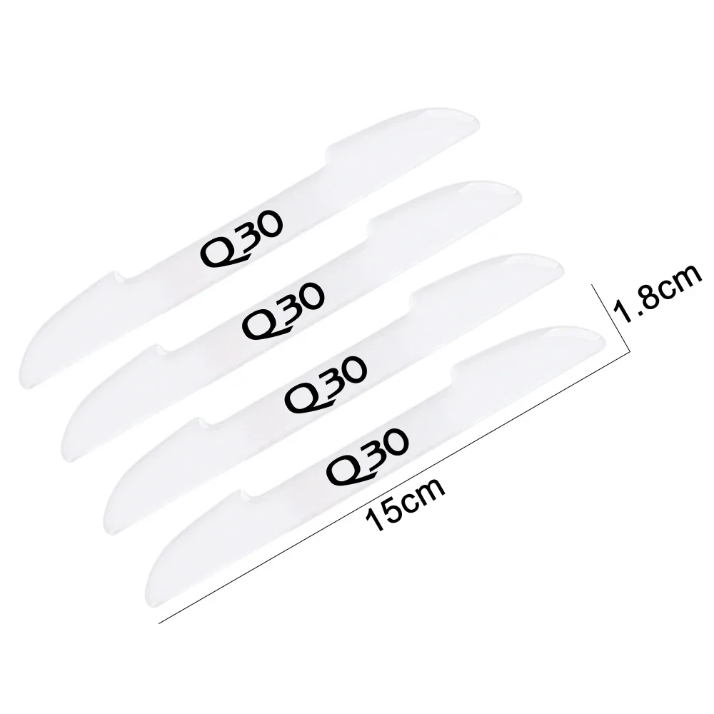 Car Door Edge Protector Sticker Side Mirror Anti-collision Accessories For Infiniti Q50 QX60 Q30 QX70 QX50 QX30 QX80 Q70 Q60 IPL view 6