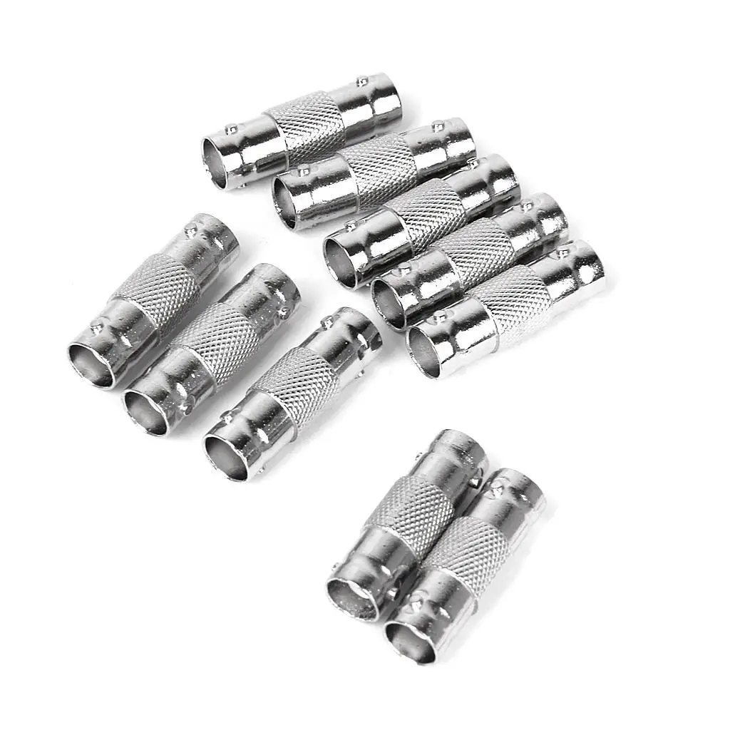 10Pack BNC Female to BNC Female Coupler Adaptor Connectors for Camera System