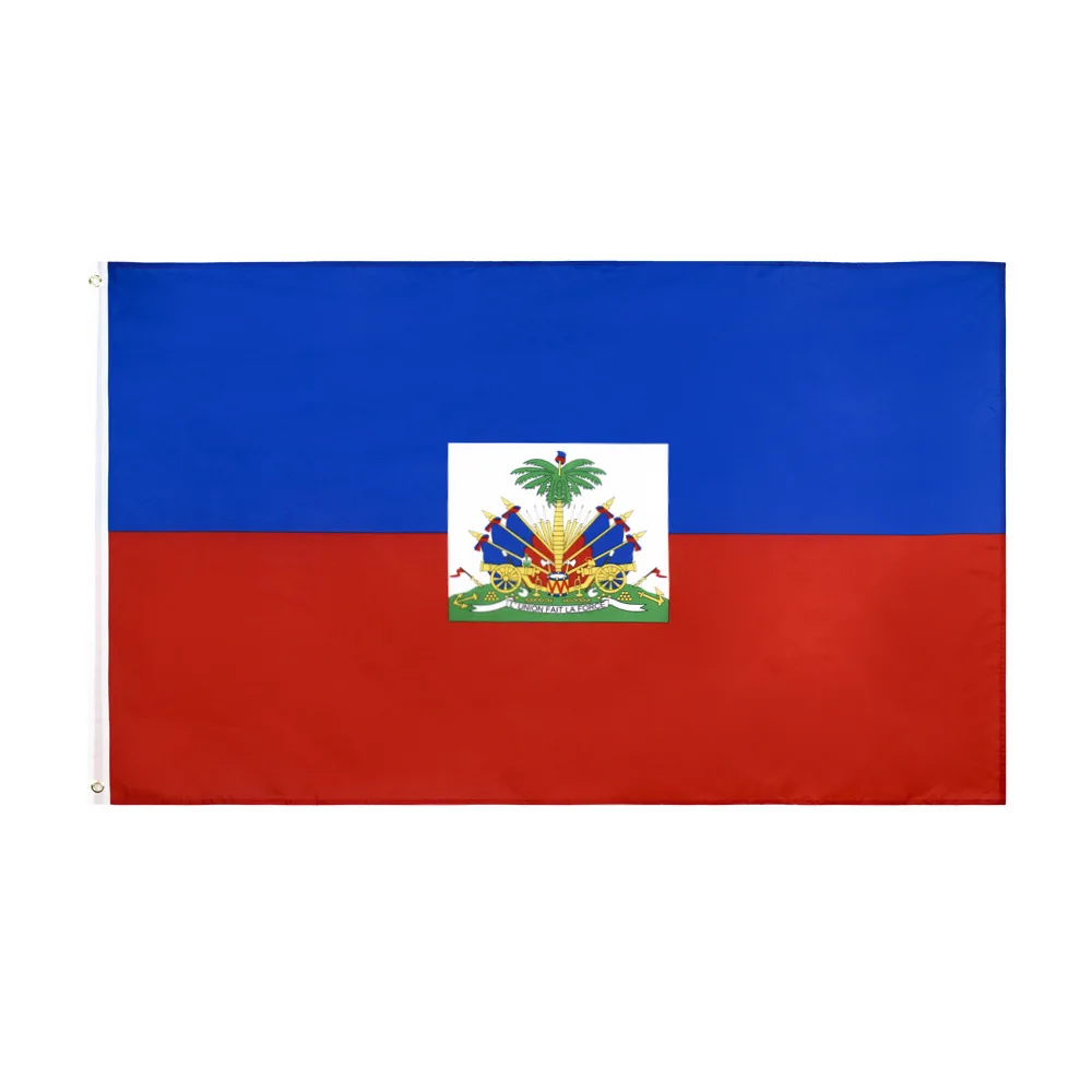 Haitian flag National Flag Waterproof 114*96cm