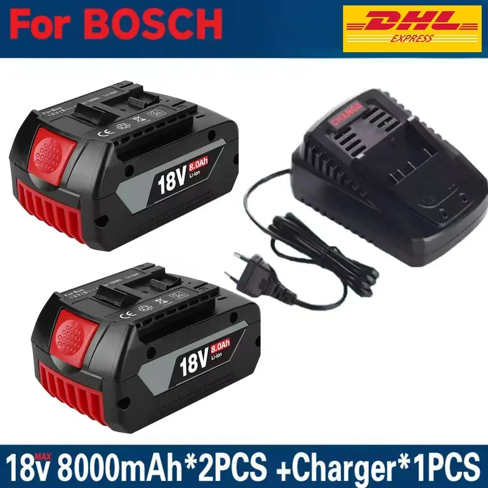 

DHL 100% brand new rechargeable lithium-ion tool battery suitable for Bosch 18V 6.0-10.0Ah 6000 MAh replaceable BAT609 BAT609G