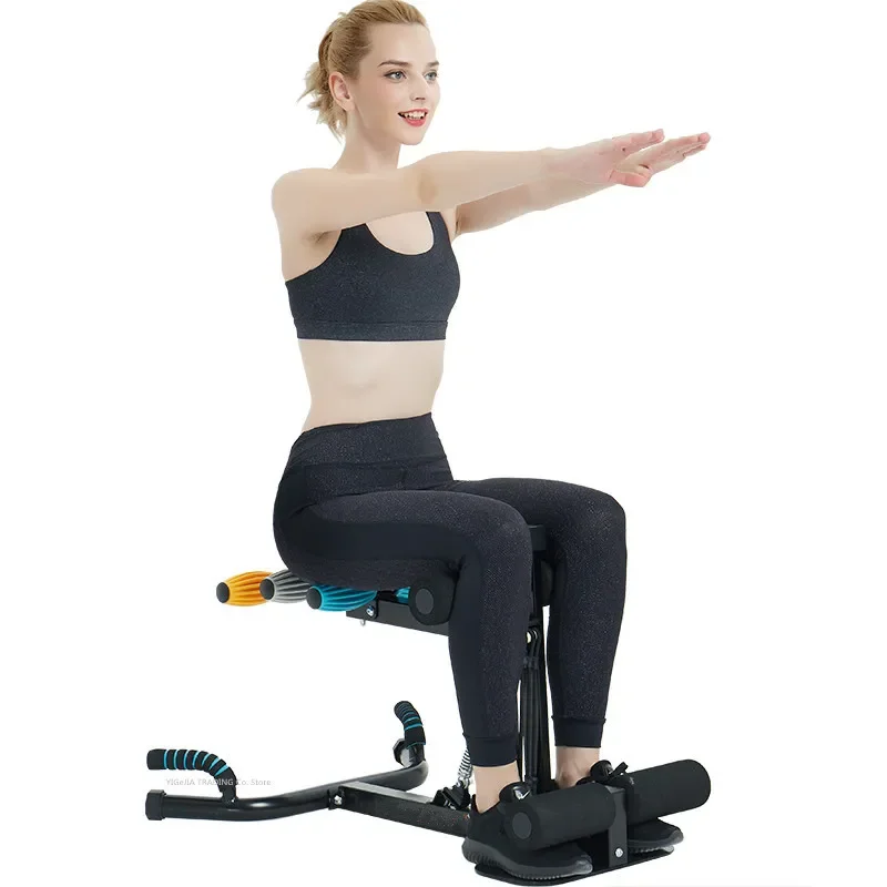 Abdominal Fitness Chair Squat Chair Fitness Equipment, Multifunctional Buttocks Machine Deep Sissy Squat & Body Exercise Squat