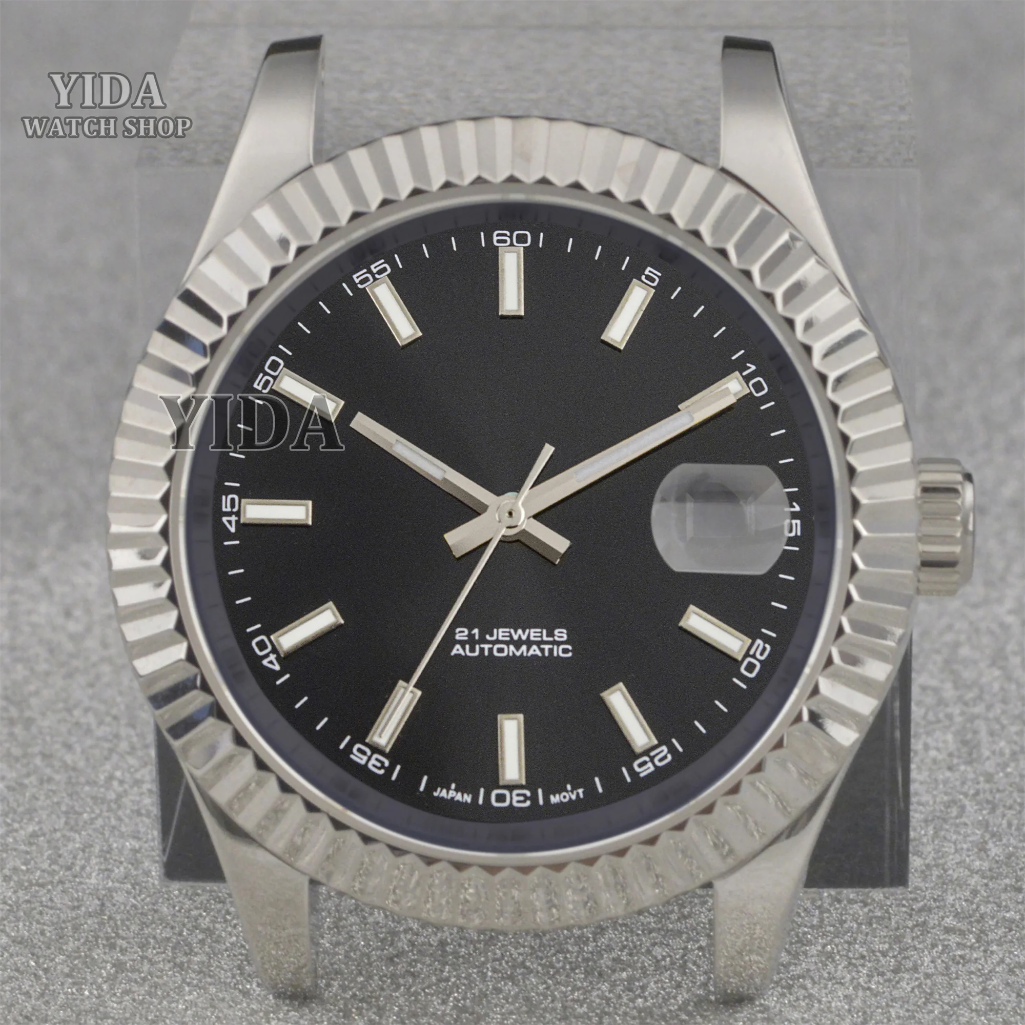 41MM Uhrengehäuse 31MM Zifferblatt Modifizierte Teile Saphirglas 10ATM Wasserdicht für Datejust NH35 NH36 Automatikwerk Reparaturteile