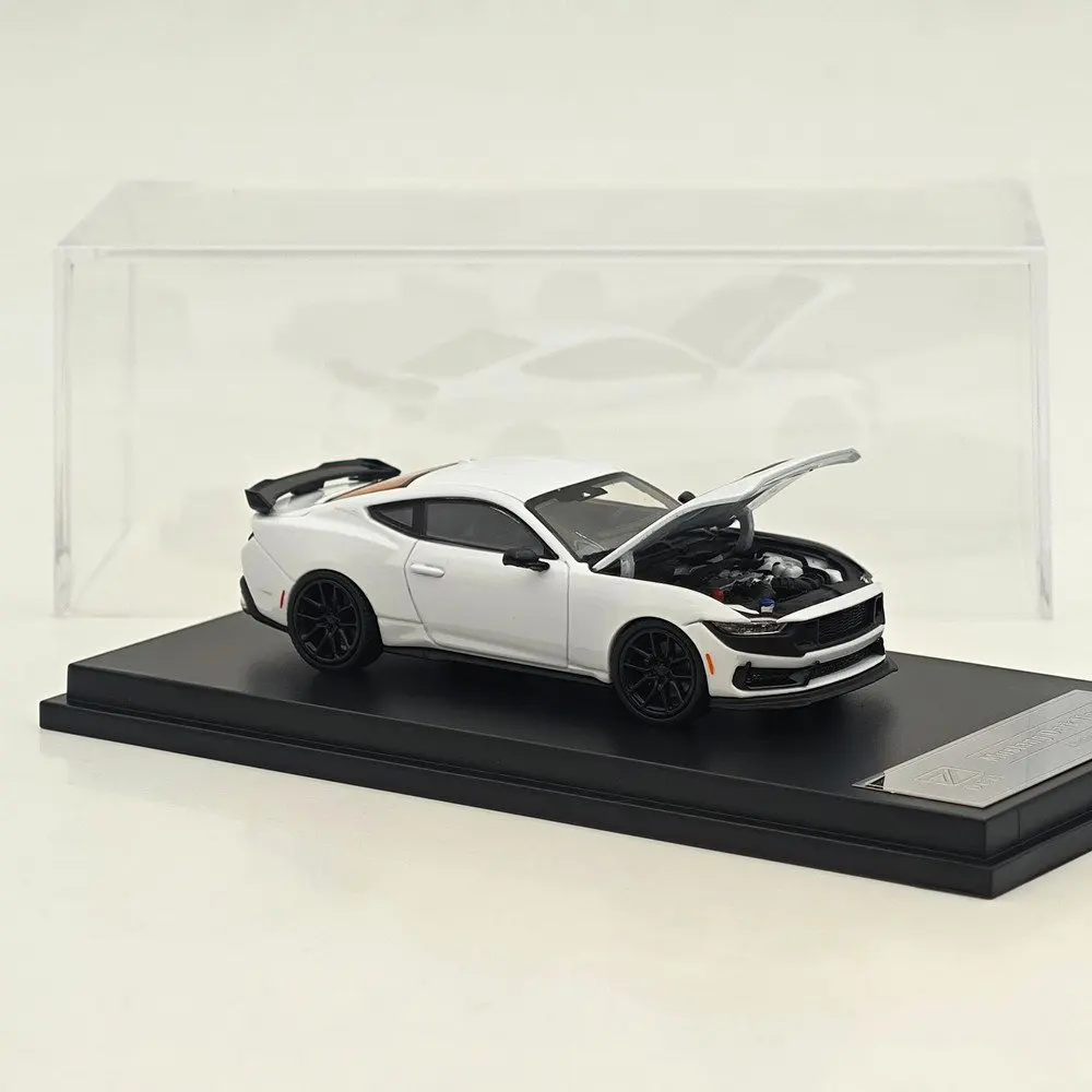 DCM 1:64 スケール マスタング ダークホース クーペ スポーツモデル ダイキャストメタルカー 限定版コレクション