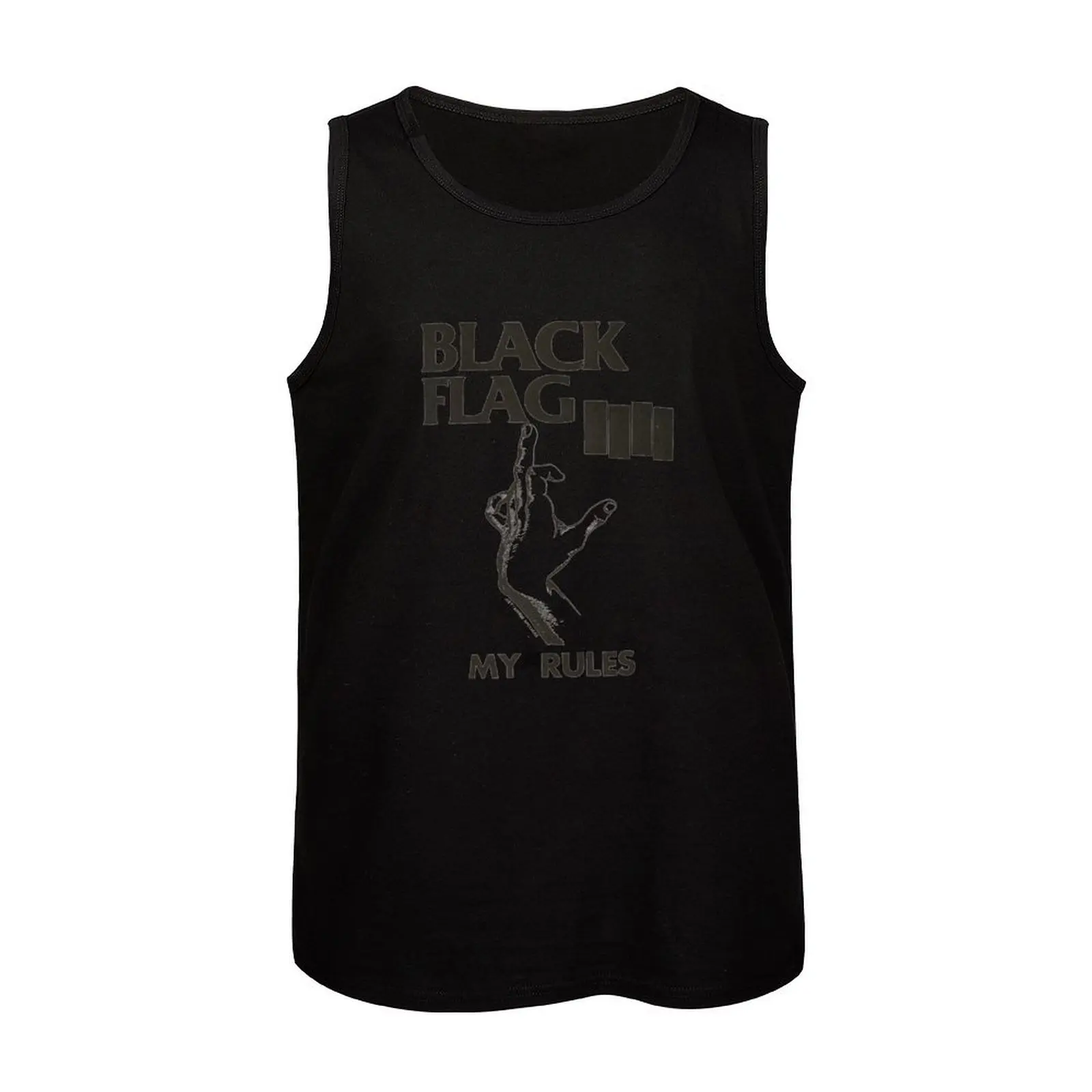 Black Flag Tank Top summer Men's tops Sports shirt man gym training accessories view 4