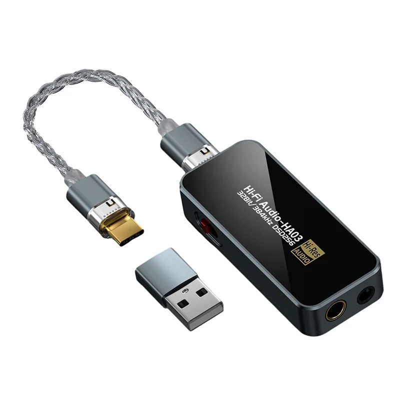 APPLIA-HIFI Decodering Hoofdtelefoonversterker BJ10 Draagbare USB HIFI DAC CS43131 Decodering Chip