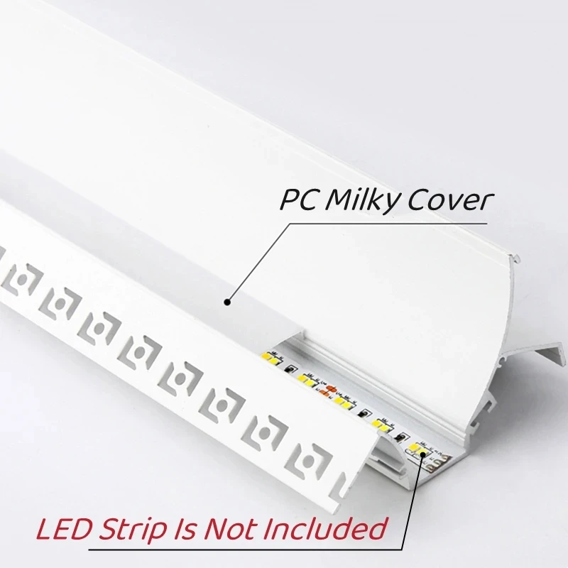 Picture 5: LED Aluminum Profile Indoor Ceiling Molding Light Bar For Interiror Indoor Decor Suspended Gypsum Strip Reflection Linear Light