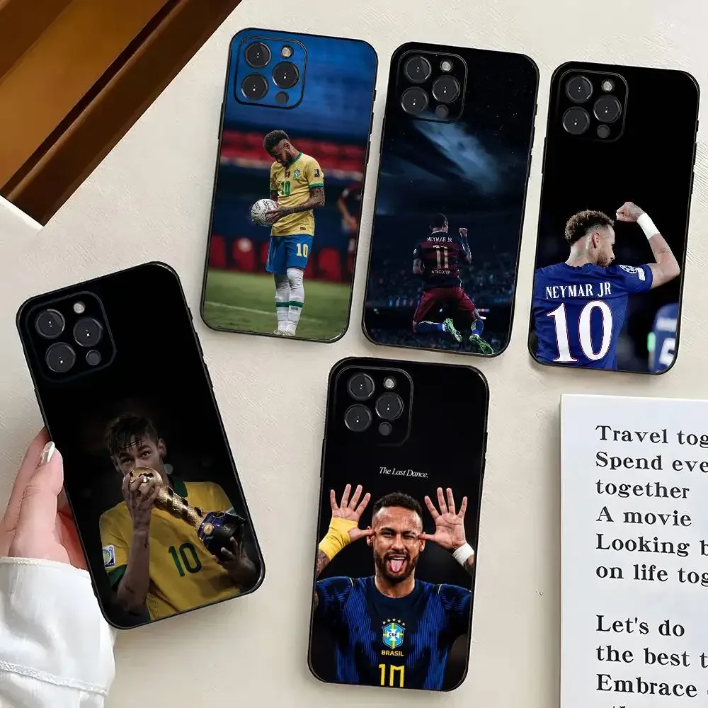 N-Neymar Handyhülle Silikon Weich für iPhone 17 16 15 14 13 12 11 Plus Pro Max Plus