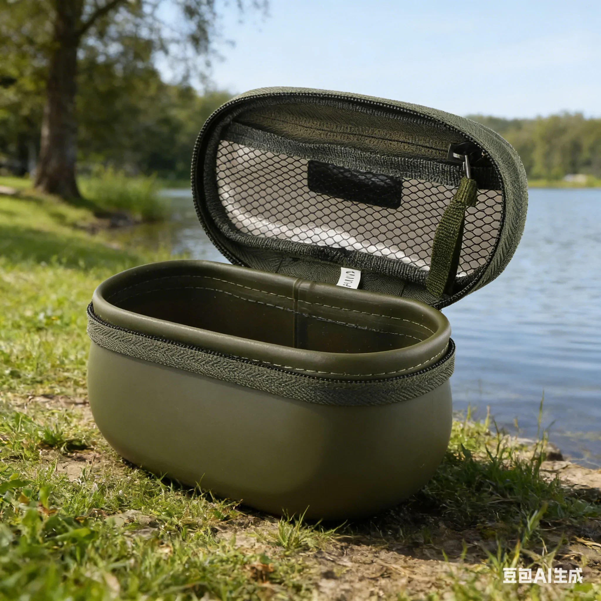 

Сумка для рыболовных снастей, 1 шт., портативная сумка из ЭВА для рыболовных принадлежностей, зеленая, для активного отдыха, практичные запасные части