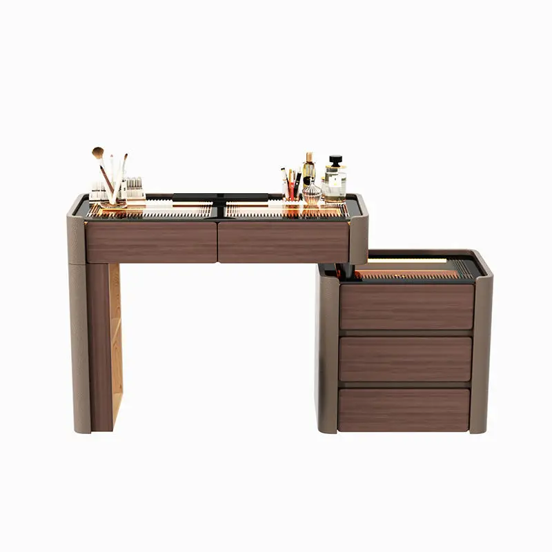 sv-Factory-direct Modern Design Spacious and Practical Panel Vanity Unit with Lighted Mirror Multifunction Durable Features