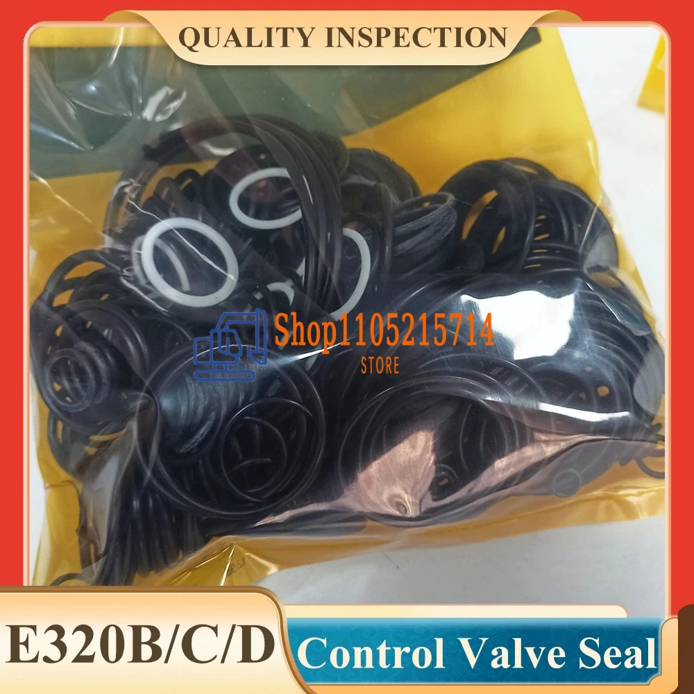 Control Valve Seal Kit E320B E320C E320D E320D2 High Quality Excavator Main Control Repair Kit