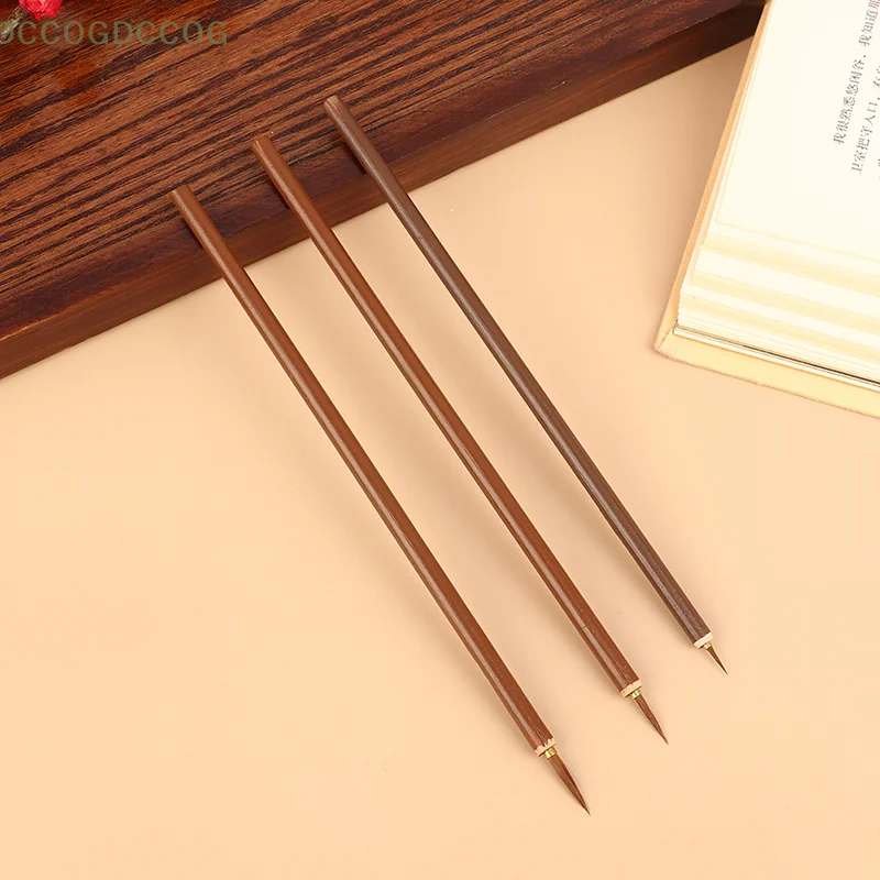 Kunst Ölgemälde Zeichnung Pinsel Wölfe Haar Pinsel Stift Haken Linie Pinsel Chinesische Kalligraphie Pinsel