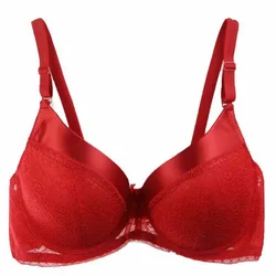 BCHRAYIUP Women's Sexy Lace Underwire Bra Padded Push up Minimizer Full Cup Everyday Bra 36 38 40 42 44 A B C D DD E