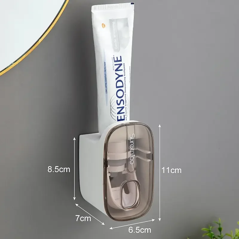 Dispenser automatico di dentifricio a parete pigro dentifricio spremiagrumi portaspazzolino accessori per il bagno