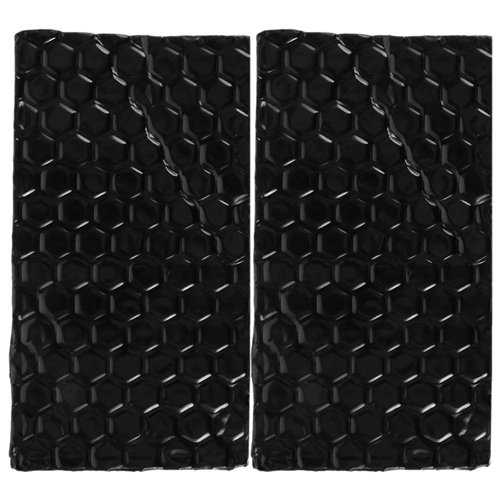 

2 Pcs Car Noise Reduction Material Black Auto Sound Insulation Butyl Vibration Dampener