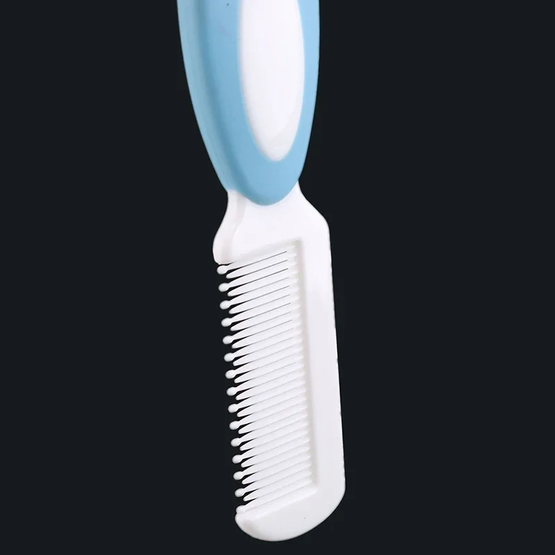 Brosse douce naturelle pour bébé, manche en bois, peigne à cheveux pour nourrissons, masseur de tête, soins pour bébés, 2 pièces/ensemble, 2022