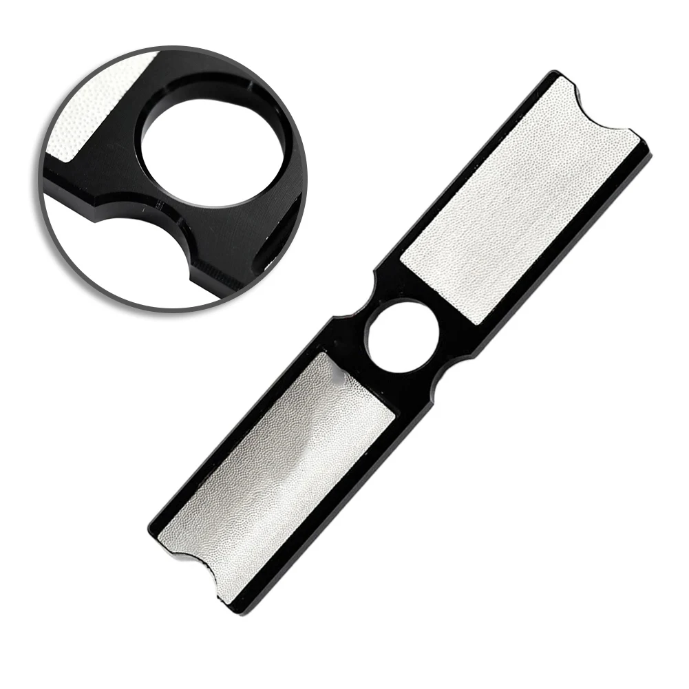 Cue Tip Repair Tool Cue Tip Shaper On-the-go Maintenance Easy To Use Curved Groove Shaping Improves Chalk Absorption