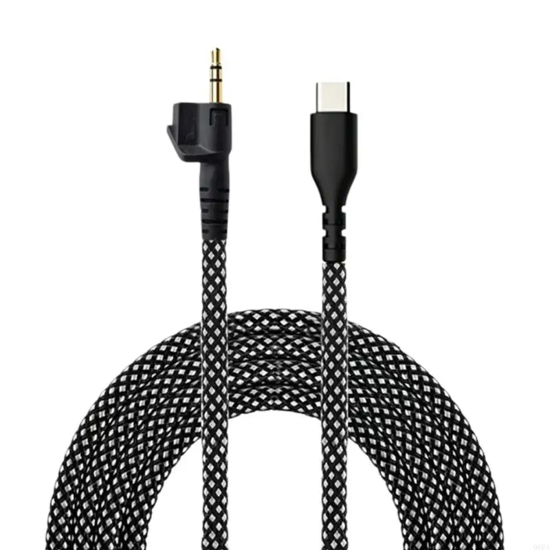 Q6PA USB C to Angled 2.5Mm Headsets Cable for AE2 AE2I AE2W Headphone for Home
