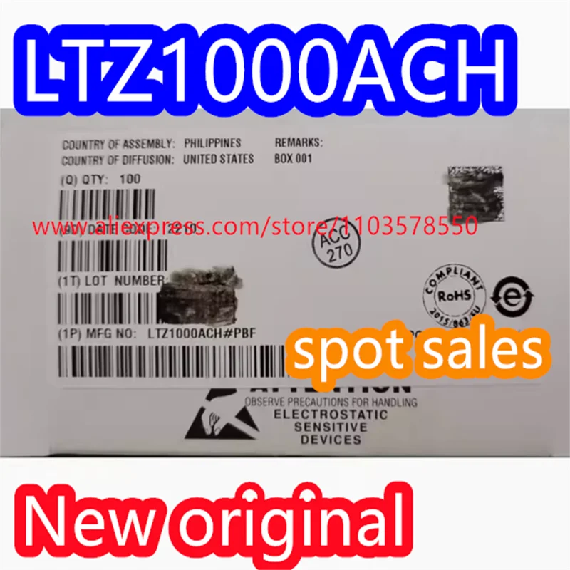 1PCS  LTZ1000ACH LTZ1000 Package CAN-8 Direct Plug Voltage Reference Chip 100% Brand New Original LTZ1000ACH # PBF