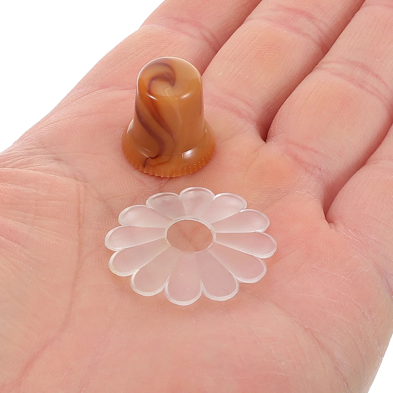 2セット プラスチック傘先端キャップ交換部品 日雨修理チップ 耐摩耗性 軽量 耐久性 ポールカバーエンド