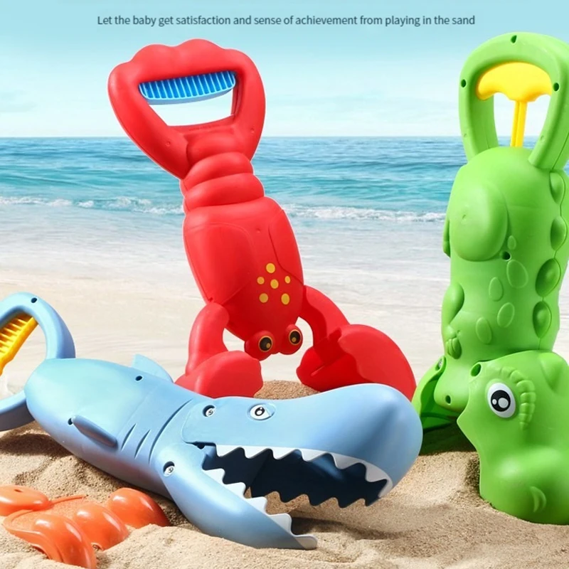 Grabber Baby Bath Toys - Beach toys sand playing Cute Colorful Lobster Claw Catcher Swimming Pools & Outdoors - Educational Game