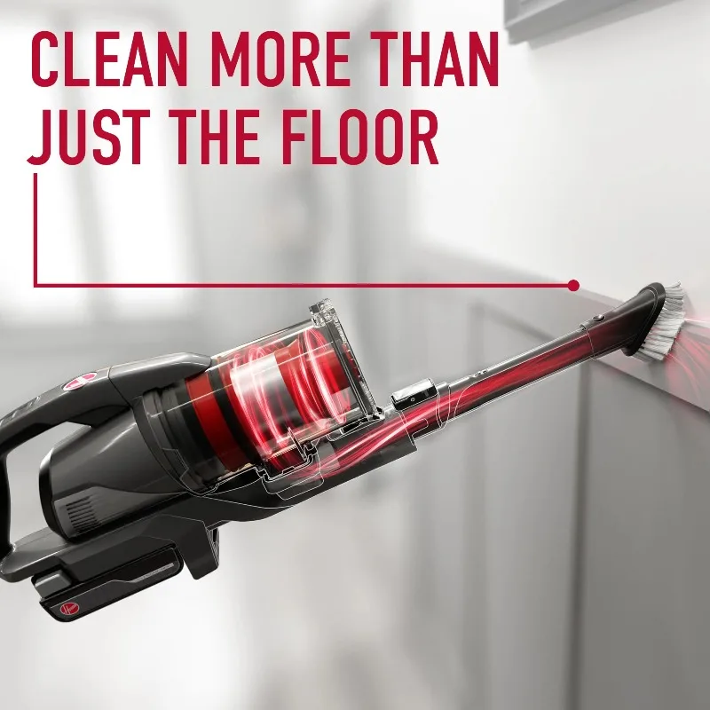 Cordless Stick Hoover ONEPWR Emerge Essentials Vacuum, 45 Minute Run Time, Pet Hair Tangle Guard, 7.3 Pounds, Multi-surface