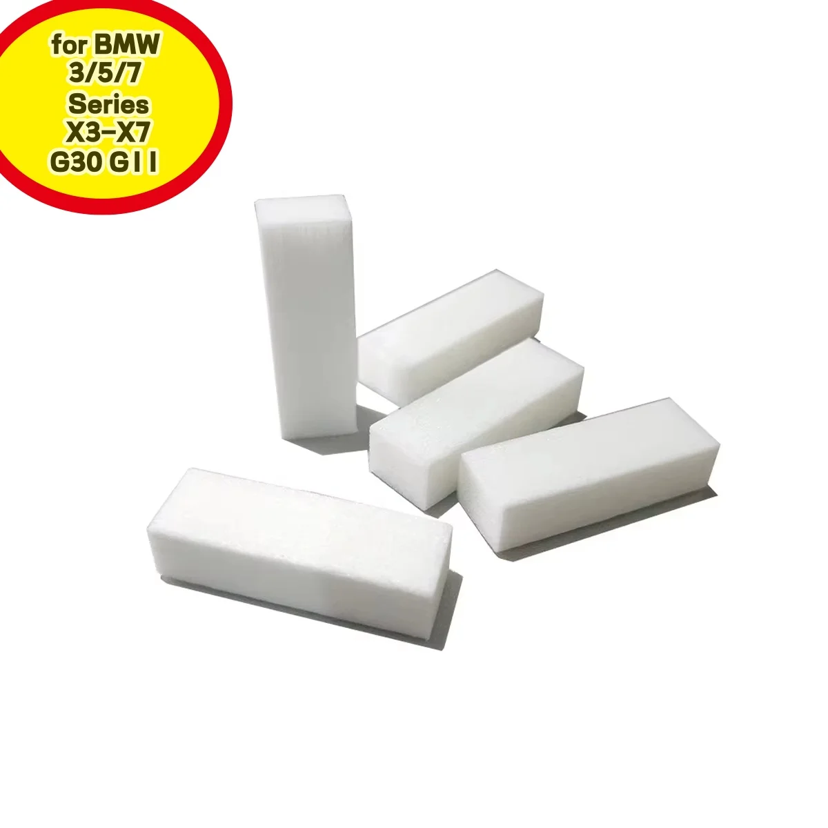 

5pcs Replacement Blank Cotton Pads for BMW Ambient Air Fragrance - Fits G30 G11 X3-X7 3/5/7 Series