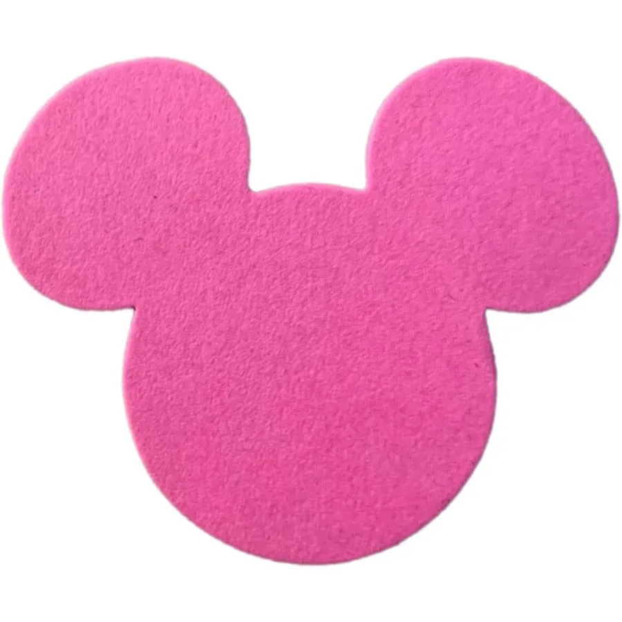 100 Pezzi Coriandoli ispirati alla testa di Minnie da 2 pollici Ragazzo o ragazza Baby Shower Coriandoli per mouse Adatto per forniture di compleanno Decorazioni da tavolo D