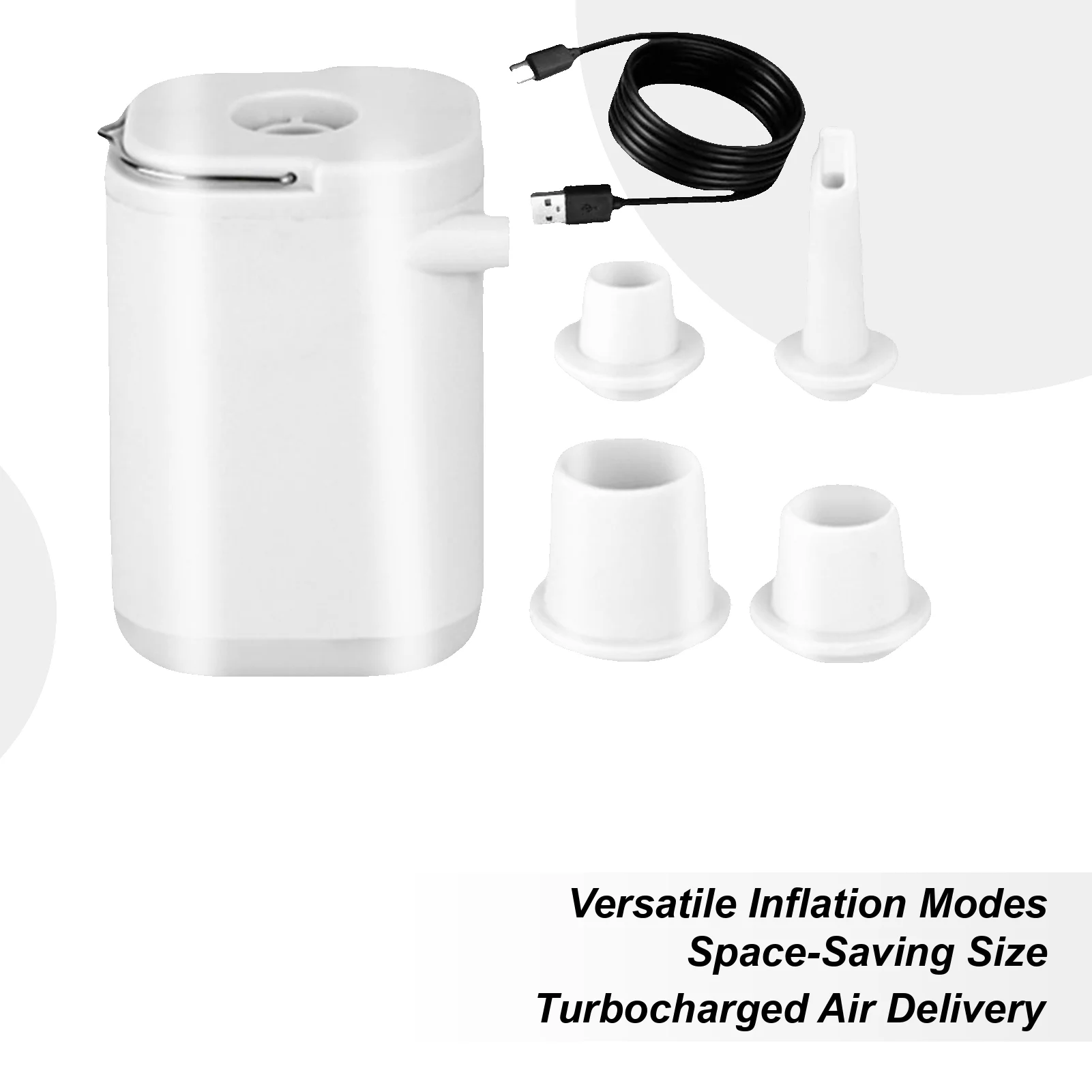 

Air Pump For Inflatables Rechargeable Air Pump Deflation Tool For Raft Beach Home Volleyball Soccer Football Balloon Boating