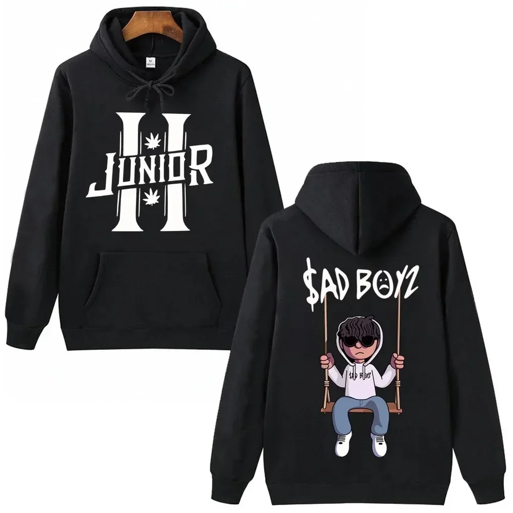 Junior H Sad Boys Hip Hop Pullover, Harajuku, presente musical extravagante, casual, solto, suéter confortável, suéter, moda