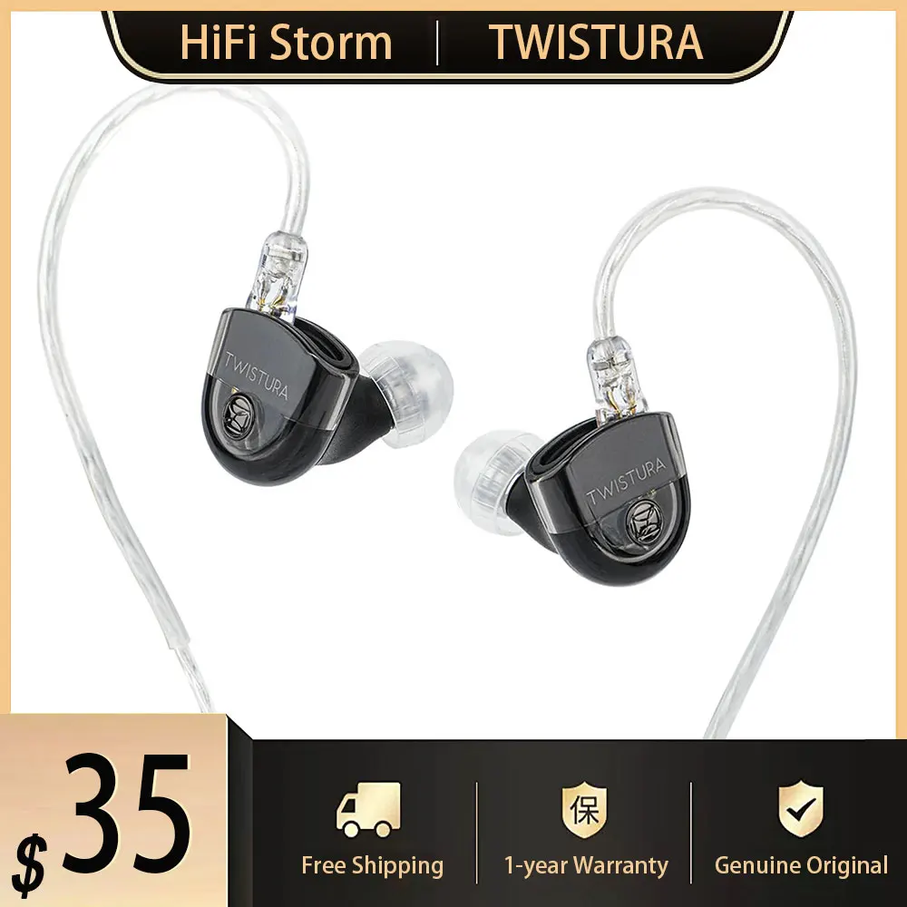 

New TWISTURA D-MINOR Headphone 10mm Dual-Magnetic Dynamic Driver IEMs In Ear Earphone Hifi Wired Earbuds With 0.78mm 2pin Cable