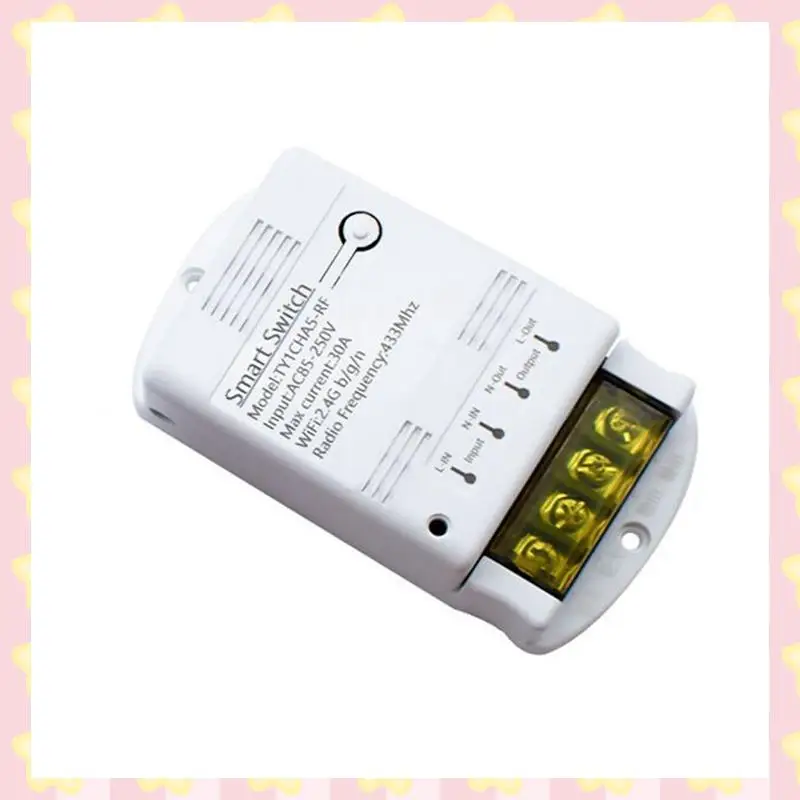 

AB51 2X Tuya Wi-Fi 30A релейный модуль 85-250 В умный переключатель DIY 433 МГц RF контроллер приложение Smartlife голосовое реле таймер