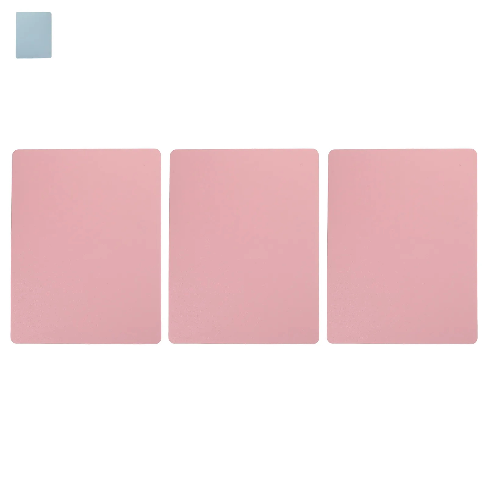3Pcs Nightstand Mat Bedside Table Protector Waterproof PU Heat Resistant Non Slip Night Stand Cover for Top Bedroom