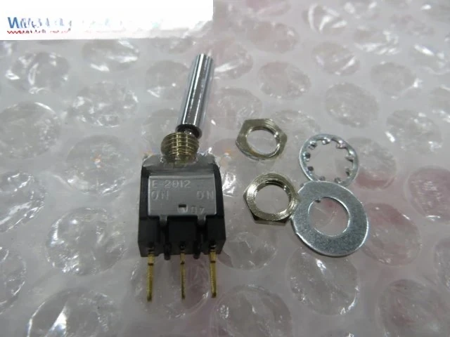 

10PCS Original imported E-2012P button switch 0.4VA 28V gold-plated 3-pin 2-speed rocker switch