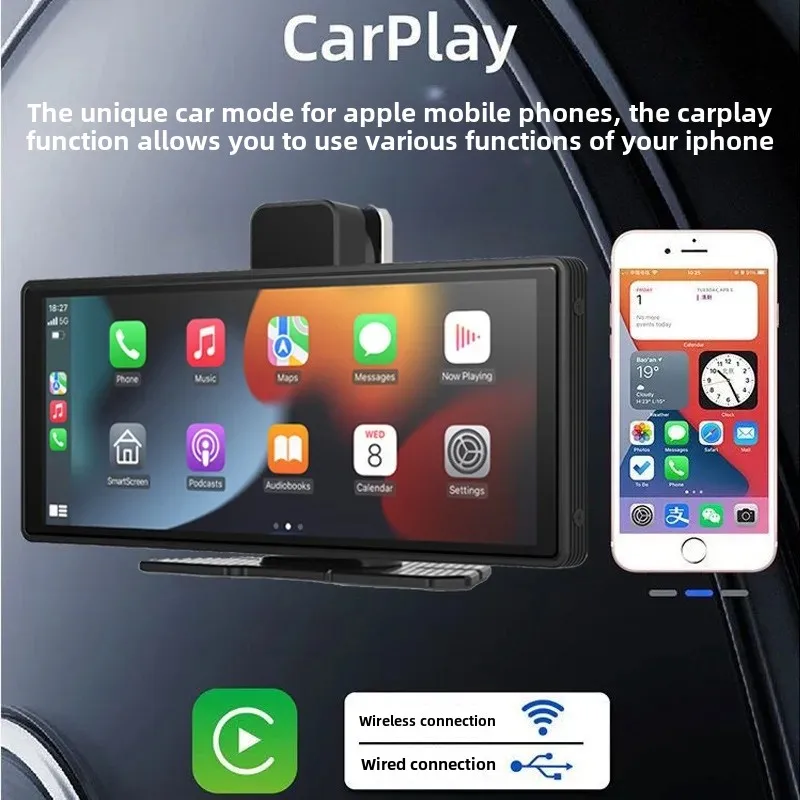 10.26-Inch Carplay Car Multimedia Player With Navigation MP5 Auto Screen Recorder Electric Vehicle Accessory From China