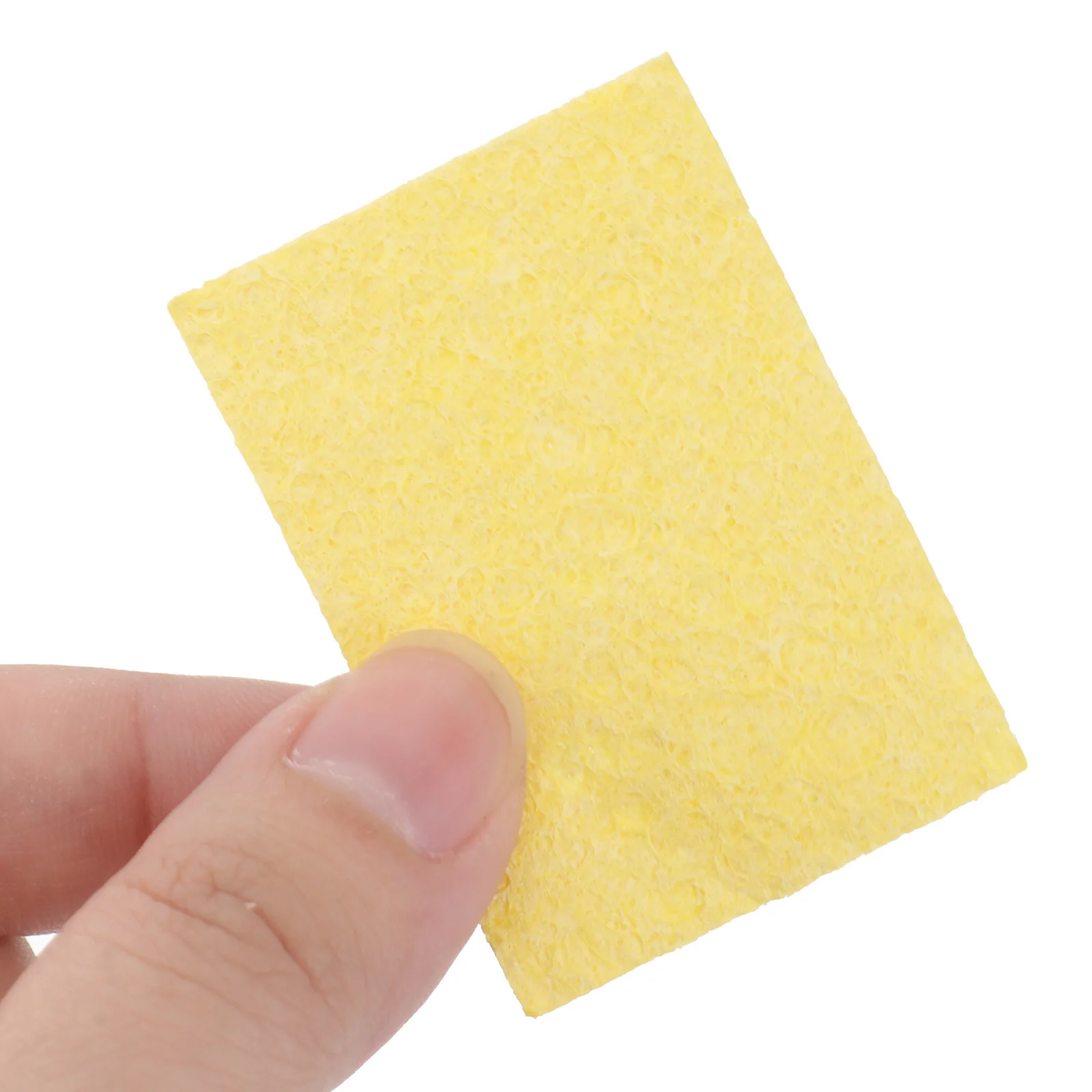 30 قطعة إسفنجة لحام لتنظيف رأس اللحام إزالة بقايا القصدير دائم مقاومة درجات الحرارة العالية توسيع تنظيف الإسفنج #6