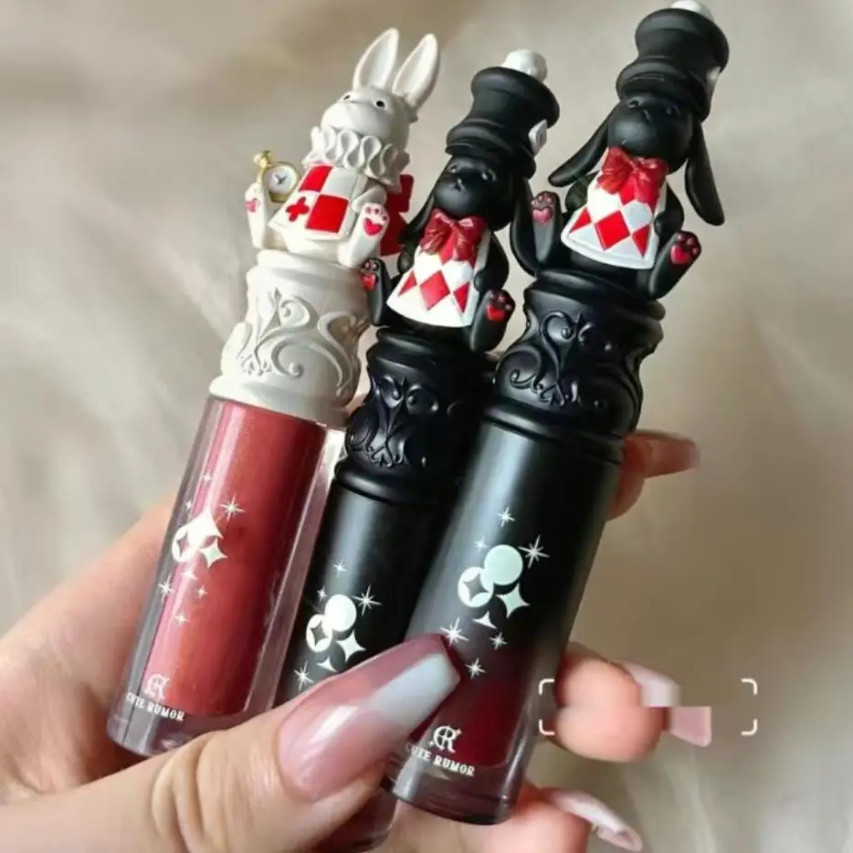 Cute Rumor Matte Velvet Liquid Lipstick Mouth Red Lip Mud Soft Mist Moisturizing and Long lasting Non Staying Cup Lip Gloss