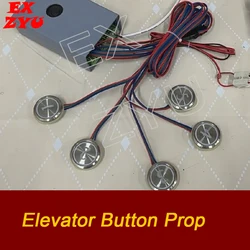Elevator Button Prop Real Life Escape Room Press Buttons to Open Door and Get the Clues Chamber Game EX ZYU
