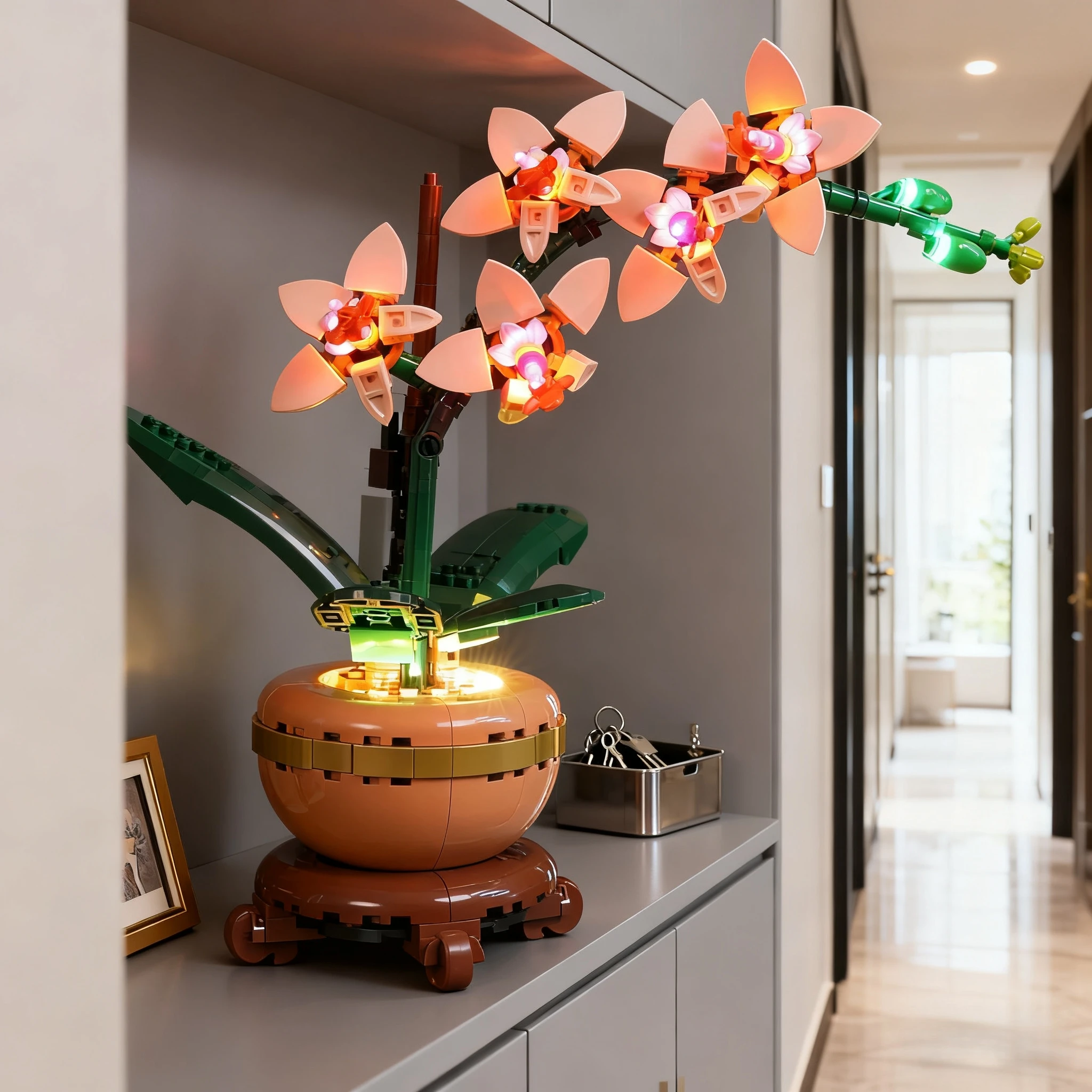 

HPROSPER 5V LED Light (No Model) For LEGO 10343 Mini Orchid Decorative lights With battery box