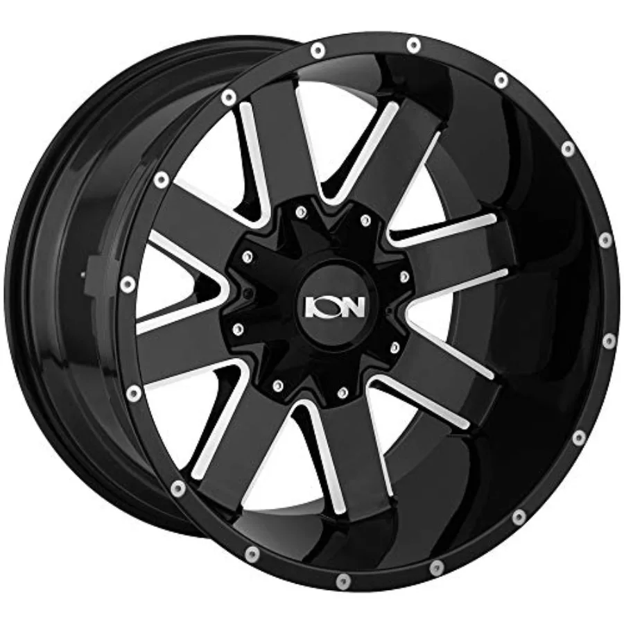 

Колесные диски Ion Wheels 141, глянцевые черные, с фрезеровкой, из легированной стали, 20 x 9 дюймов, 6 x 78 мм, вылет 18 мм, для высокопроизводительных автомобилей