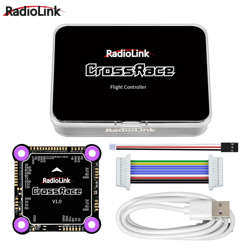 Radiolink CrossRace 12CH Output Flight Control Combine APM And Betaflight OSD Module Integrated DJI/Caddx HD Transmission Plug