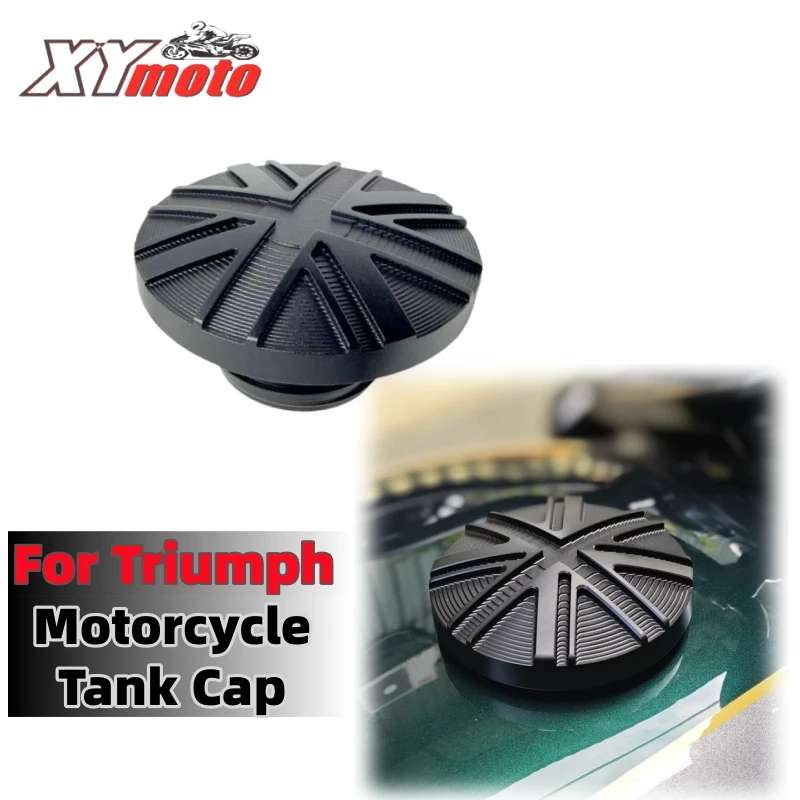 For Triumph Bonneville Bobber T120 T100 Street Twin Scrambler Thruxton 900 Motorcycle Petrol Fuel Gas Tank Cap Retro Oil Cover