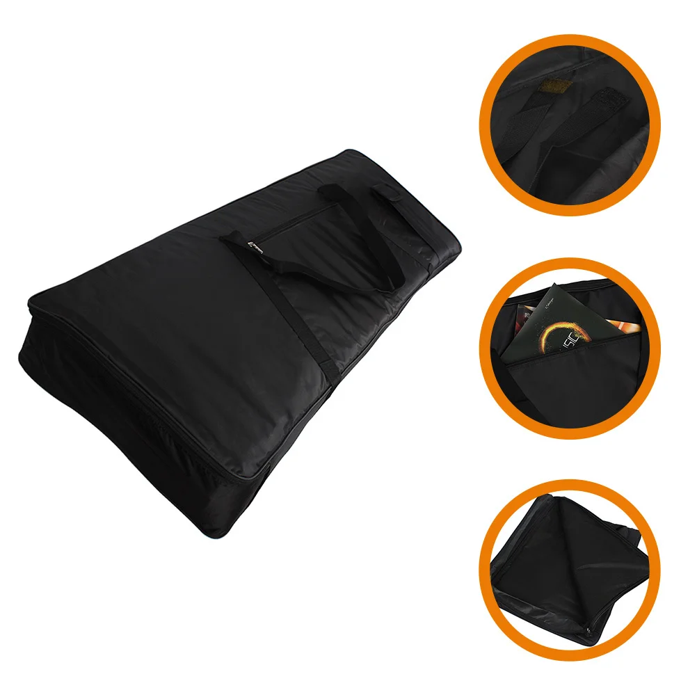 

Electronic Keyboard Bag Portable 76-Key Oxford Cloth Keyboard Storage Case Wear-Resistant Outdoor Carrier Electronic Piano Cover