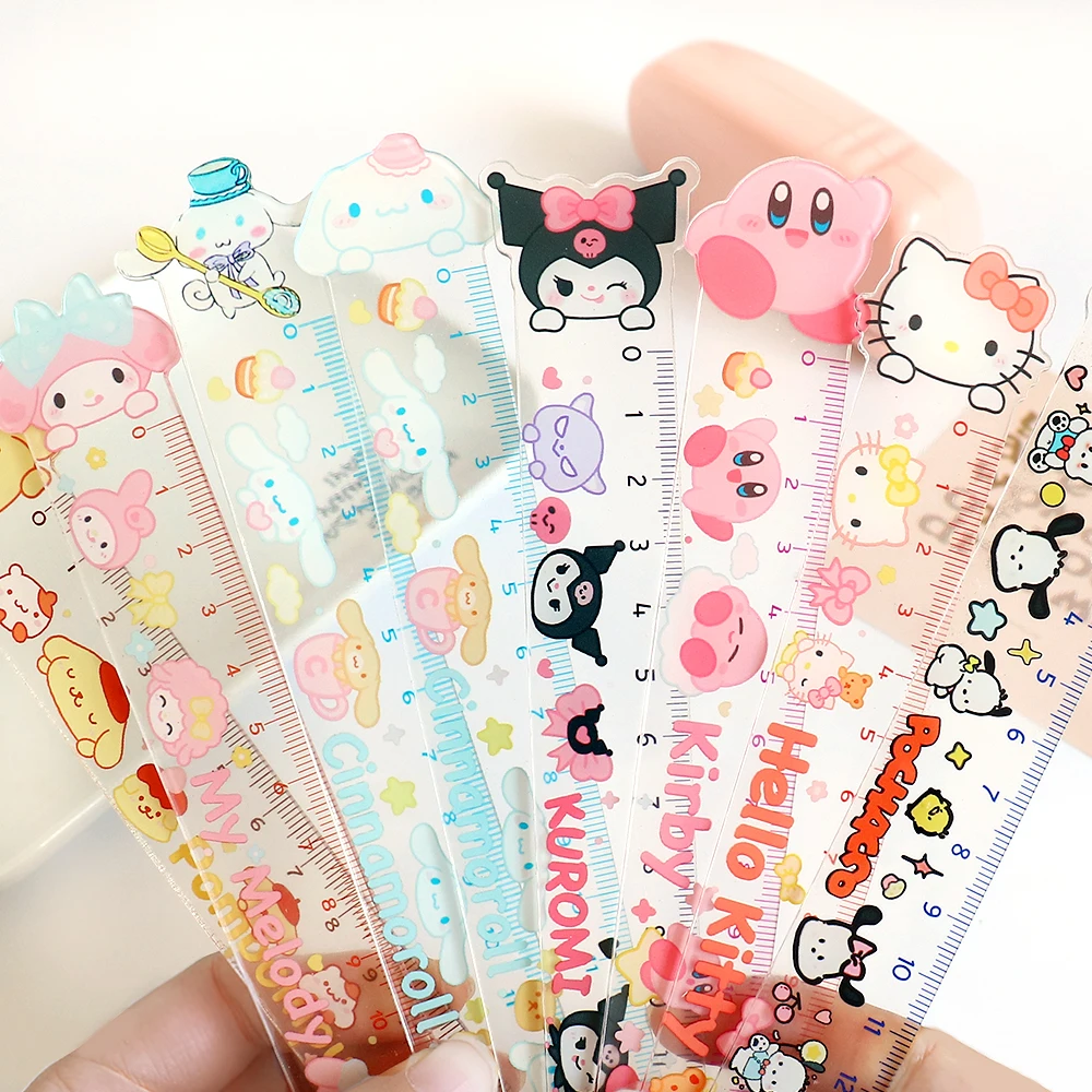 15cm Cute Ruler School Supplies Kawaii Accessories  Drawing Tool Korean Stationery Fournitures Scolaires Student Regla Ruler