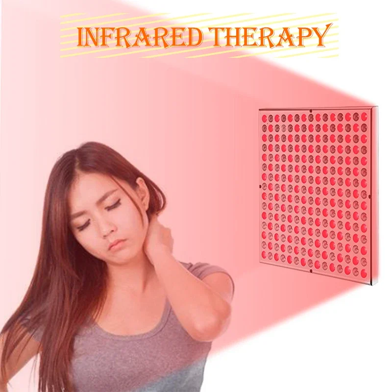 

NEW 45W Red LED Light Therapy Panel, Deep Red 660nm and Near Infrared 850nm LED Light Therapy Combo 225 Beads Therapy Light