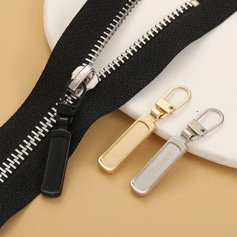 K3KD Metal Zipper Fixer Repirling Pullers يمكن فصلهم عن معطف حقائب الظهر