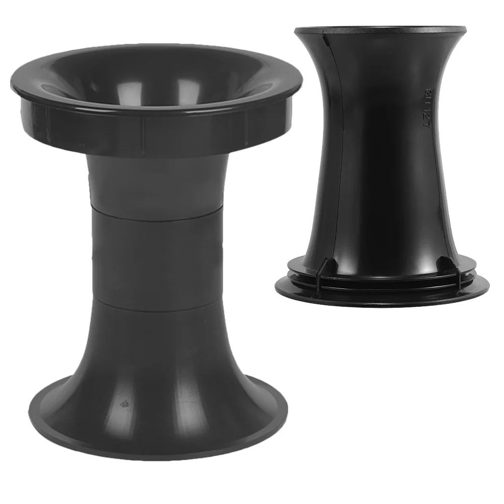 

2Pcs Speaker Port Tubes Bass Reflex Small Waist Design for DIY Subwoofer Speaker Cabinet Ventilation Home Audio