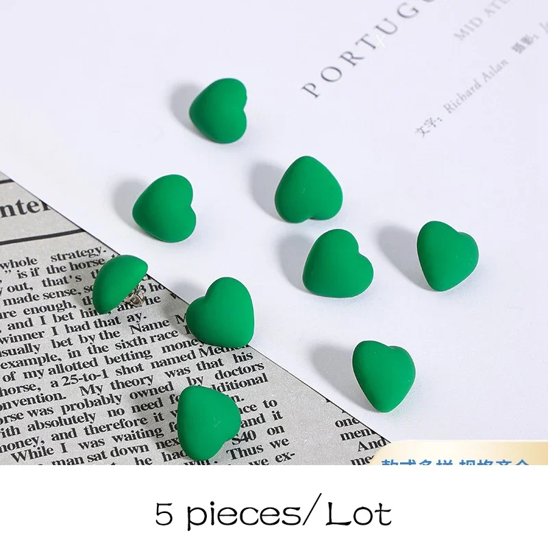 5Pcs/Lot Cute Love Mini Heart Buttons Luksusowe dekoracyjne akcesoria do szycia Robótki ręczne dla dzieci na odzież Płaszcz Koszule dziecięce