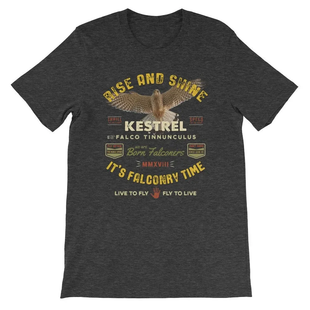 Camiseta de cetrería It's Falconry Time Kestrel Falconers para suministros y ropa