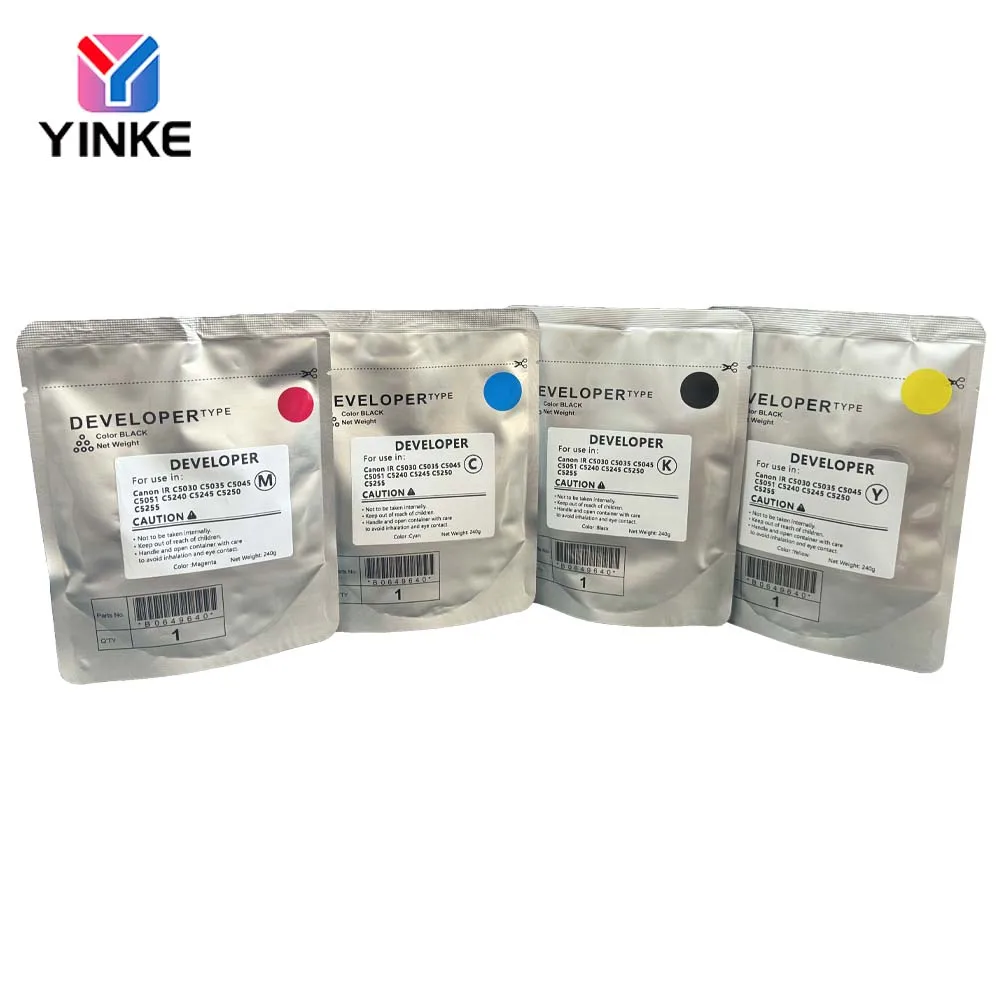 240g Developer Powder For Canon IRC5030 IRC5035 IRC5045 IRC5051 IRC5235 IRC5240 IRC5250 NPG45 GPR30 EXV28 OEM Carrier
